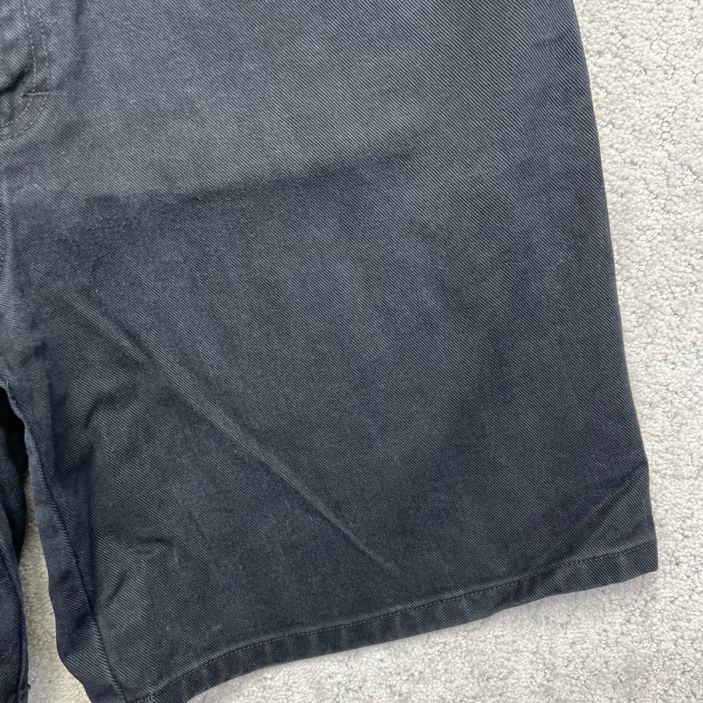 VINTAGE Eddie Bauer Shorts Womens Size 16 Black Denim High Rise Cotton Twill - Picture 4 of 11